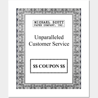 The Michael Scott Paper Company Coupon Posters and Art